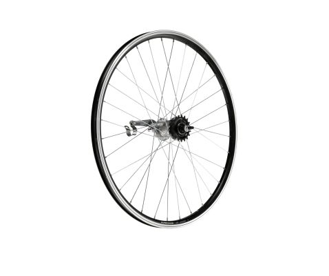 Zadné bicyklové koleso 26" V-brake hub gear