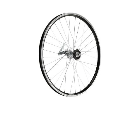 Zadné bicyklové koleso 26" V-brake torpedo