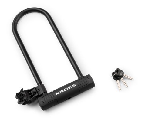 Zámok na bicykel U-Lock s kľúčom KZU 370 16x180x320 mm