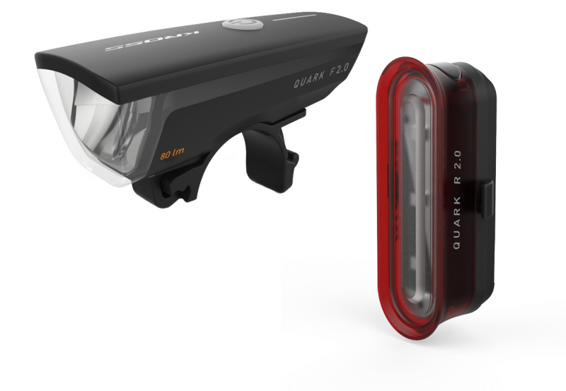 Sada svetiel na bicykel QUARK SET 2.0 Sada svetiel na bicykel QUARK SET 2.0