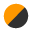 oranžová čierna
