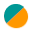 tyrkysovo oranžová